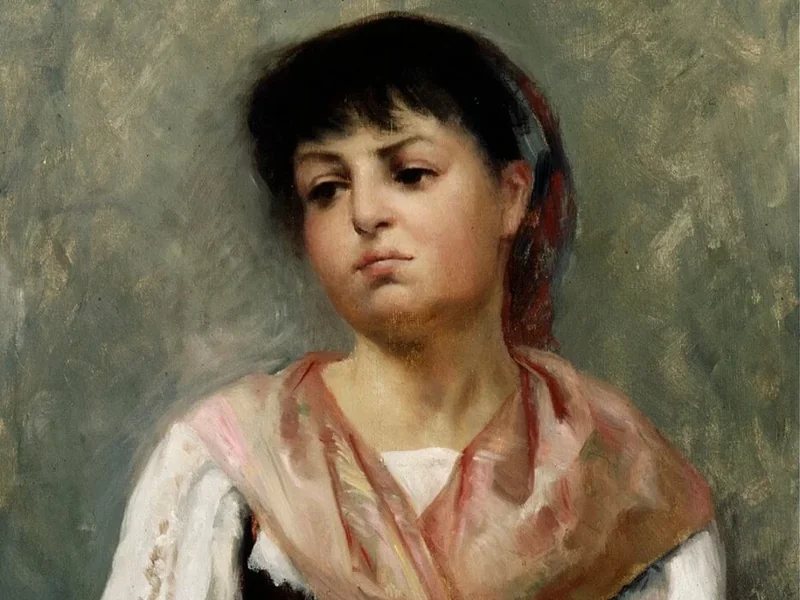 1863-Kaarlo Vuori - Ragazza (italiana)